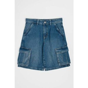 Pantaloni scurti cargo din denim imagine