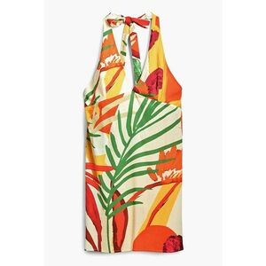 Top de plaja cu decolteu halter imagine