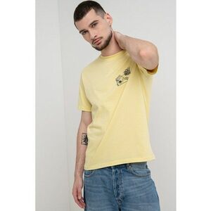 Tricou cu decolteu la baza gatului si imprimeu imagine