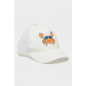 Sapca trucker cu imprimeu - Portocaliu mandarina - Alb optic imagine