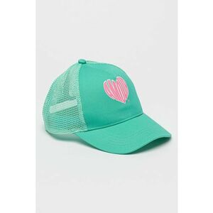 Sapca trucker cu imprimeu discret - Verde marin imagine