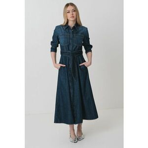 Rochie din denim cu croiala in A imagine