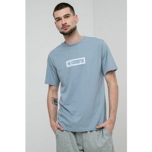 Tricou cu decolteu la baza gatului si imprimeu logo Retro imagine