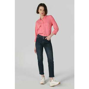 Blugi crop slim fit imagine