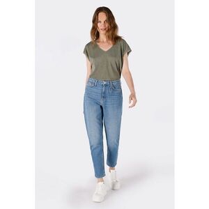 Pantaloni De Dama Albastru Mom Fit 896 MARIA imagine