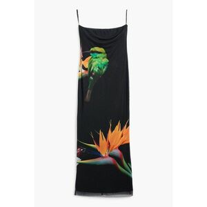 Rochie de plaja cu design floral imagine