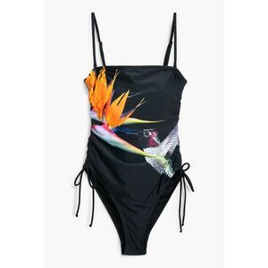 Costum de baie intreg cu model tropical imagine