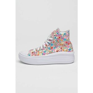 Pantofi sport cu platforma si model floral Move imagine