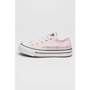 Pantofi sport low-cut cu flori brodate Lift imagine