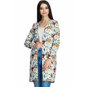Jacheta dama M592 - Poliester - Multicolor - Floral imagine