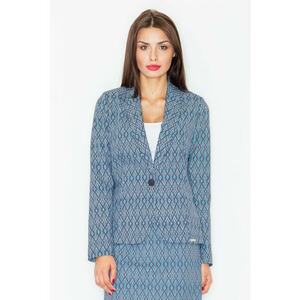 Sacou dama M517 - poliester - albastru - imagine