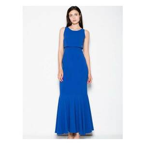 Rochie - design elegant - albastru - material de calitate imagine