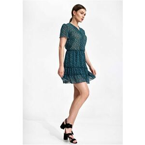 Rochie boho mini - verde - poliester imagine
