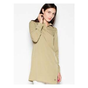 Bluza dama tricot confortabil - maneci lungi - verde - poliester imagine