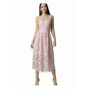 Rochie de seara - roz - eleganta - din material de calitate - poliester imagine