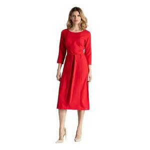 Rochie de seara dama Clalon M631 rosie imagine