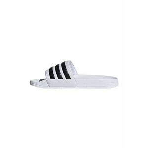 Adidas Papuci Adilette femei, culoarea alb imagine