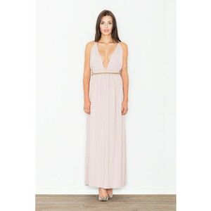 Rochie maxi eleganta - decolteu adanc - viscoza imagine