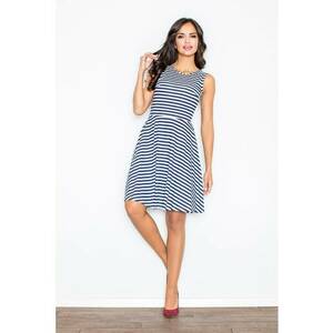 Rochie bleumarin - bumbac - imagine