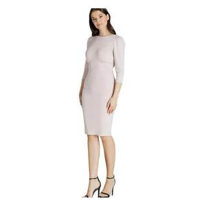 Rochie cocktail - Viscoza/Poliester - Roz imagine
