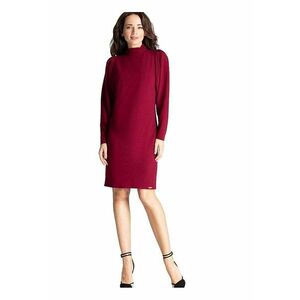 Rochie de zi 690 - Poliester/Elastan - Rosu imagine
