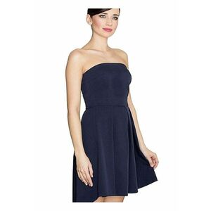Rochie cocktail - Poliester/Viscoza - Bleumarin imagine
