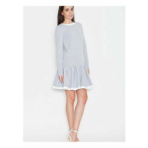 Rochie de zi gri - casual - bumbac imagine