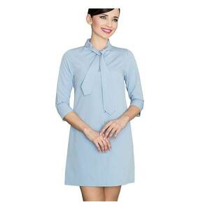 Rochie de zi - Poliester/Viscoza - Albastru imagine