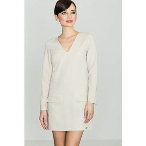 Rochie K373 - bej - poliester imagine