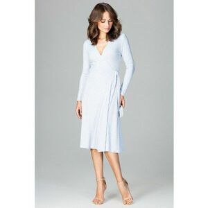 Rochie K465 - albastru - viscoza - imagine