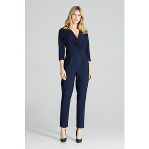 Salopeta dama - eleganta - bleumarin - poliester imagine