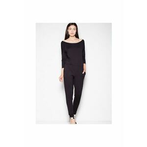 Salopeta dama neagra - decolteu semicircular - maneci cazute - viscoza - imagine