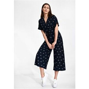 Salopeta kimono - eleganta si confortabila - poliester - bleumarin imagine