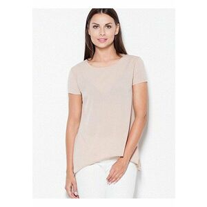 Bluza dama - simpla - bej - material usor imagine