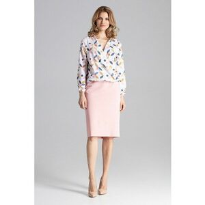Bluza dama eleganta - Maneca lunga - Poliester/Elastan - Multicolor imagine