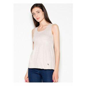 Tricou dama bej - piele intoarsa - decolteu semicircular - model lejer imagine