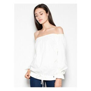 Bluza dama bej - bumbac - maneca lunga - model lejer imagine