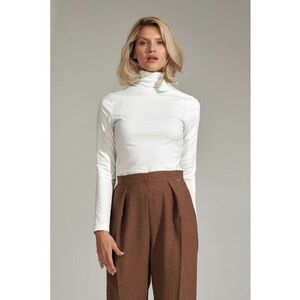 Bluza dama - Poliester/Elastan/Viscoza - Eleganta - Alb imagine
