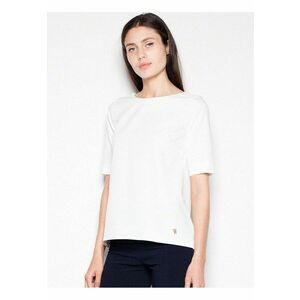 Bluza dama asimetrica - decupaj spate - bej - poliester - imagine