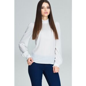 Bluza dama - Poliester/Viscoza/Elastan - Eleganta - Ecru imagine