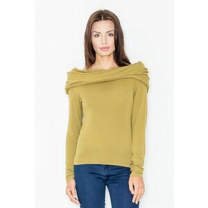Bluza dama - Viscoza/Elastan - Masliniu imagine