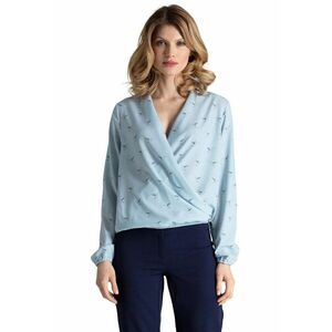 Bluza dama - eleganta - albastra - poliester imagine
