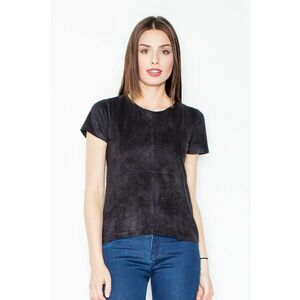 Tricou dama - Poliester/Elastan - Cu fermoar - Negru imagine