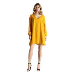 Rochie de seara dama Dinarent M566 galbena imagine