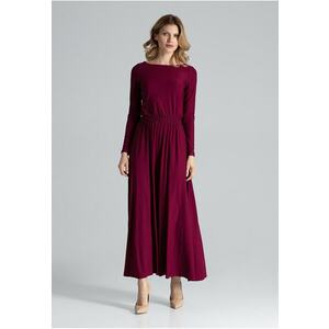 Rochie de seara dama Terd M604 burgundy imagine
