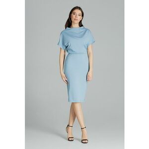 Rochie model L087 - albastru - viscoza imagine