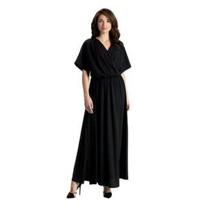 Rochie maxi dama Davide L055 neagra imagine