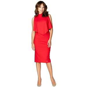 Rochie midi dama Kahervydd K480 rosie imagine