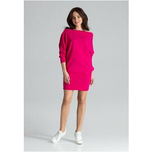 Rochie mini dama Stubby K254 roz imagine