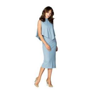 Rochie eleganta dama - Marsta - albastra deschis imagine